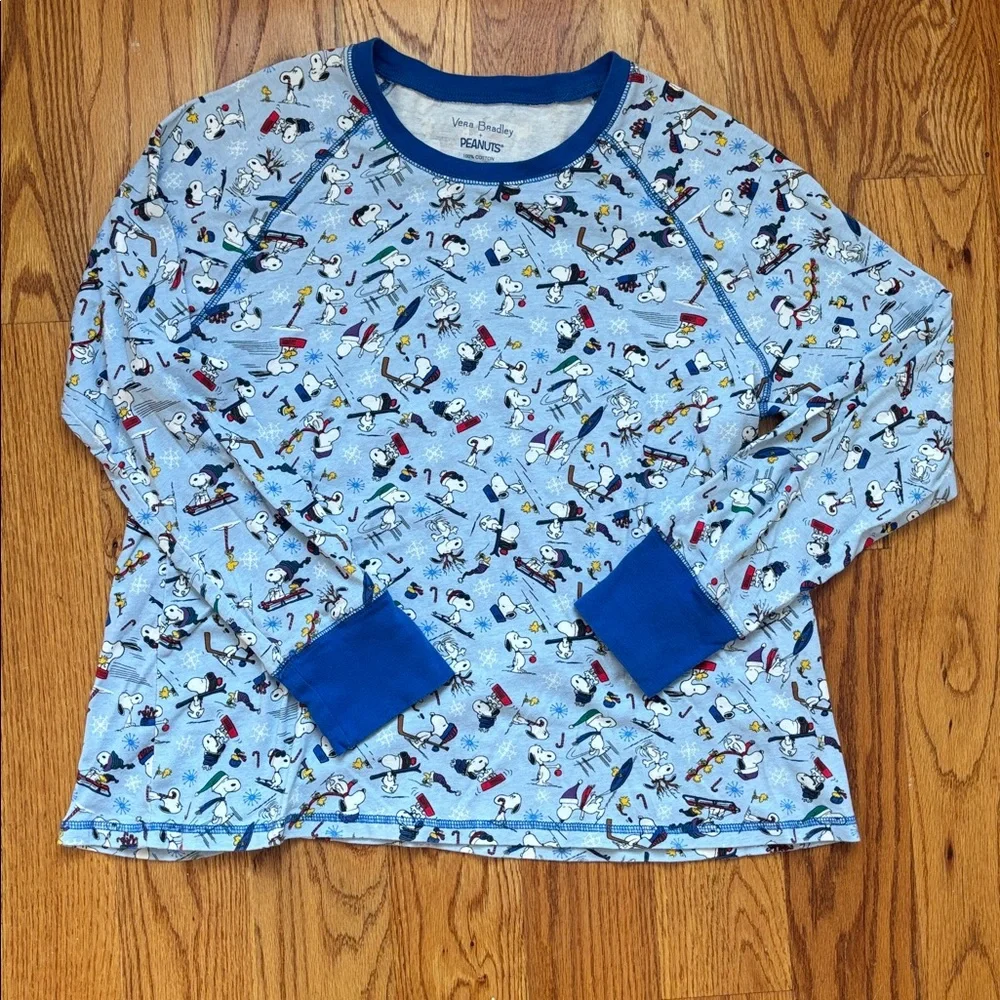 Vera Bradley x Peanuts Snoopy Ski Jump Printed‎ Pajama Set Women’s size 3X